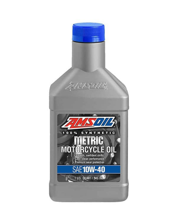 AMSOIL 10W-40 Synthetic Metric Motorcycle Oil