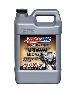 AMSOIL 20W-50 Synthetic V-Twin Motorcycle Oil 3.78l