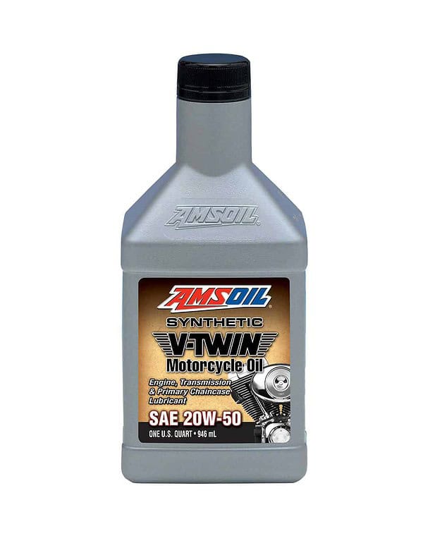 AMSOIL 20W-50 Synthetic V-Twin Motorcycle Oil 946ml