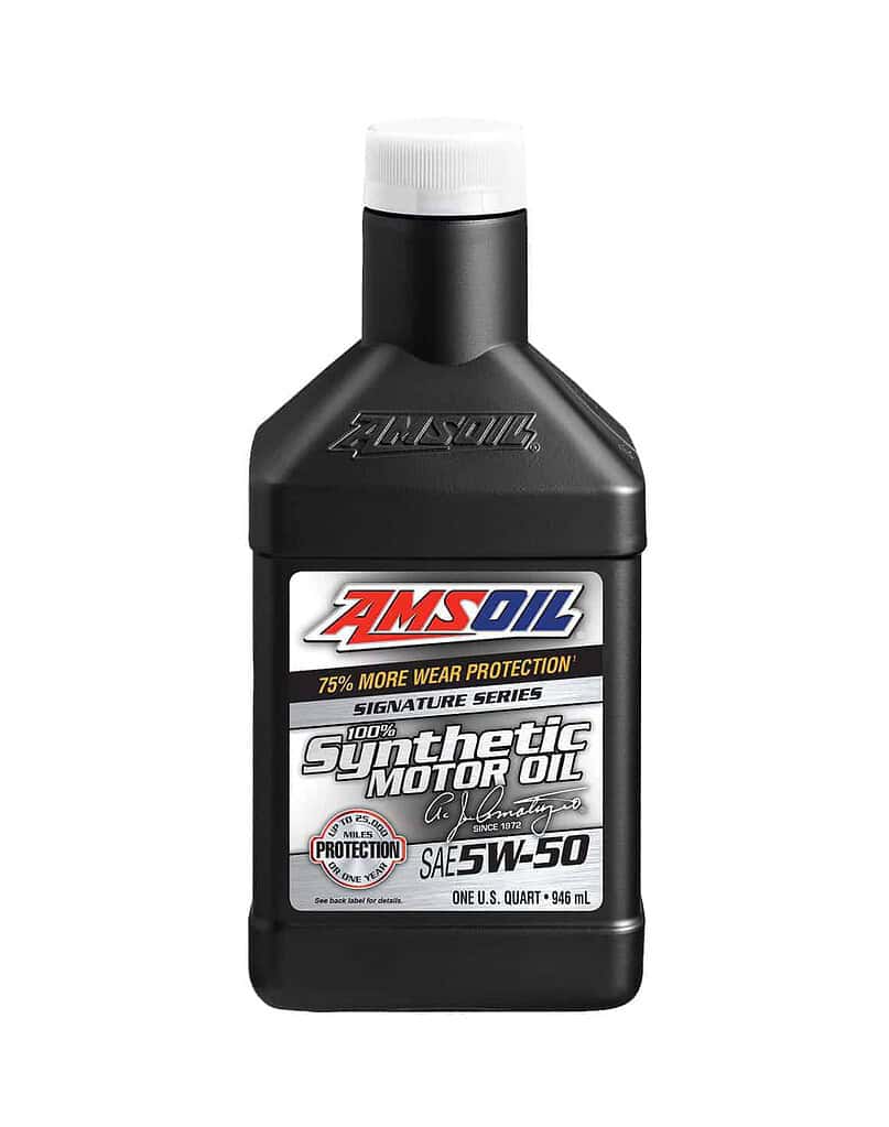 Amsoil Signature Series 5W-50 Synthetic Motor Oil. AMRQT