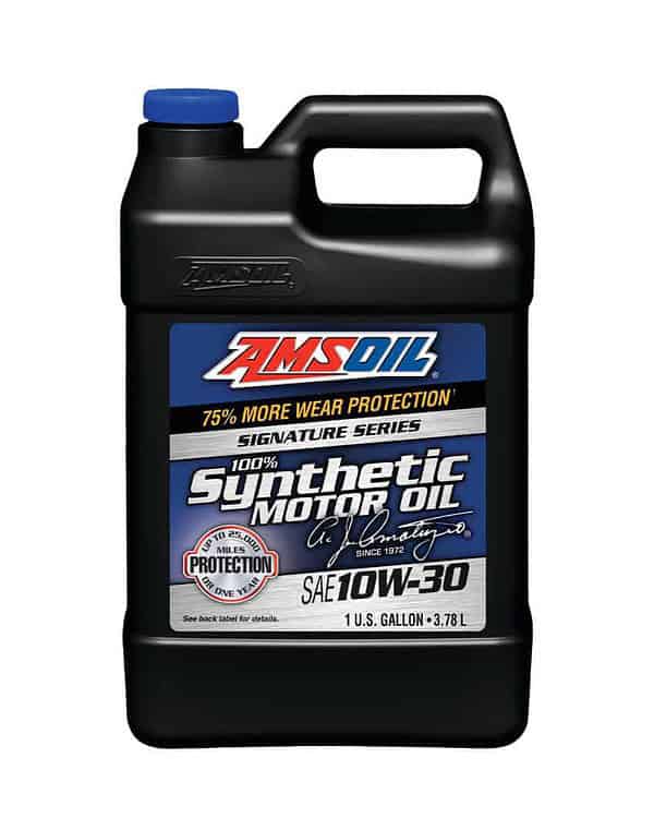 AMSOIL SIGNATURE SERIES 10W-30 100% SYNTHETIC MOTOR OIL. ATM1G