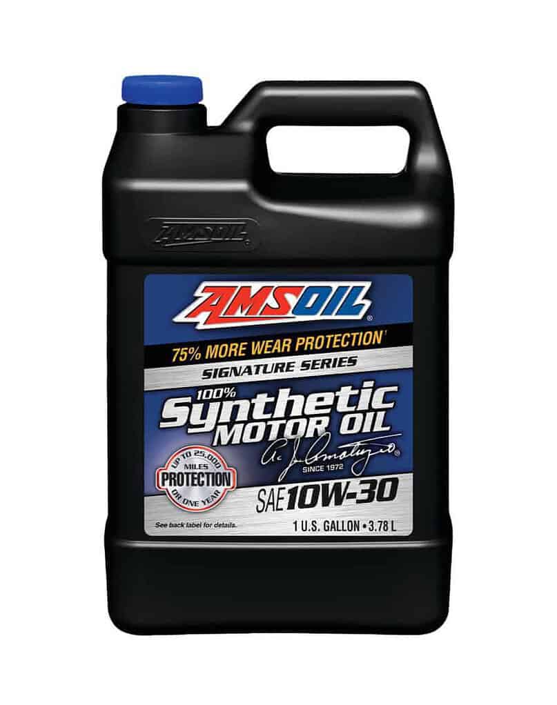 AMSOIL SIGNATURE SERIES 10W-30 100% SYNTHETIC MOTOR OIL. ATM1G