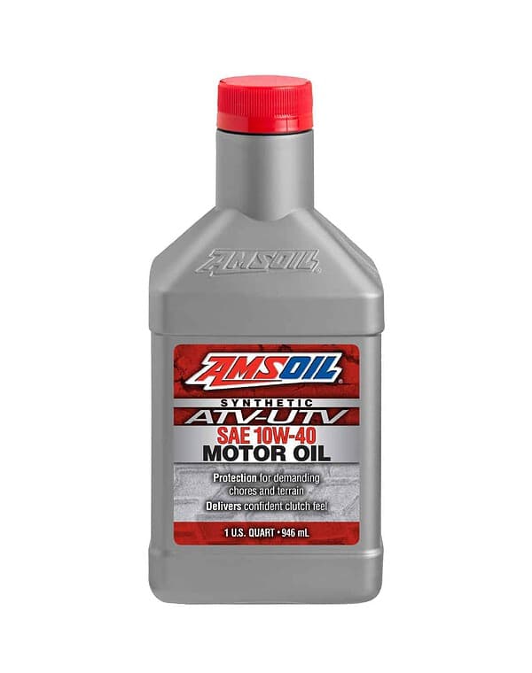 Amsoil 10W-40 Synthetic ATV/UTV Engine Oil. AUV40QT