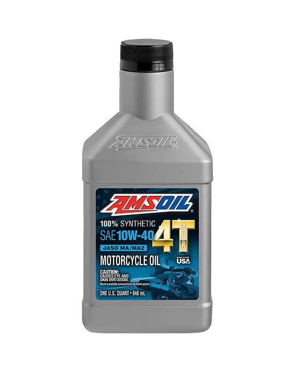 Amsoil 4T Performance Motorcycle Oil 10W-40. MC4QT