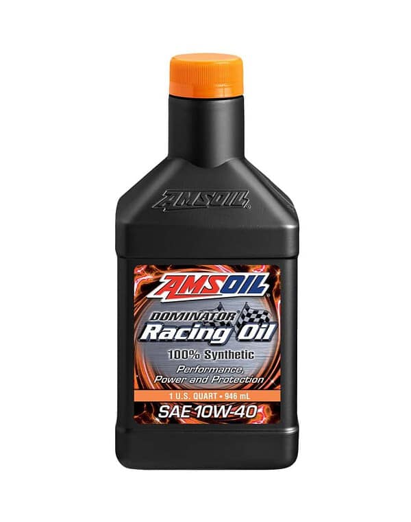 Amsoil DOMINATOR 10W-40 100% Synthetic Racing Oil. RD40QT