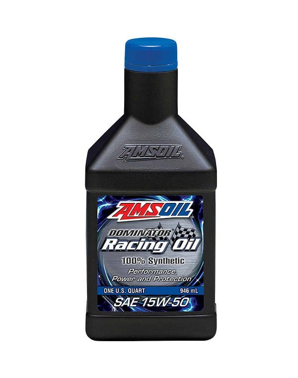 Amsoil DOMINATOR® 15W-50 Racing Oil. RD50QT